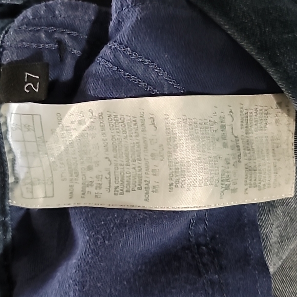 Vintage Guess Dark Blue Denim Curvy Sophia Skinny Jeans Sz. 27 - Picture 9 of 9
